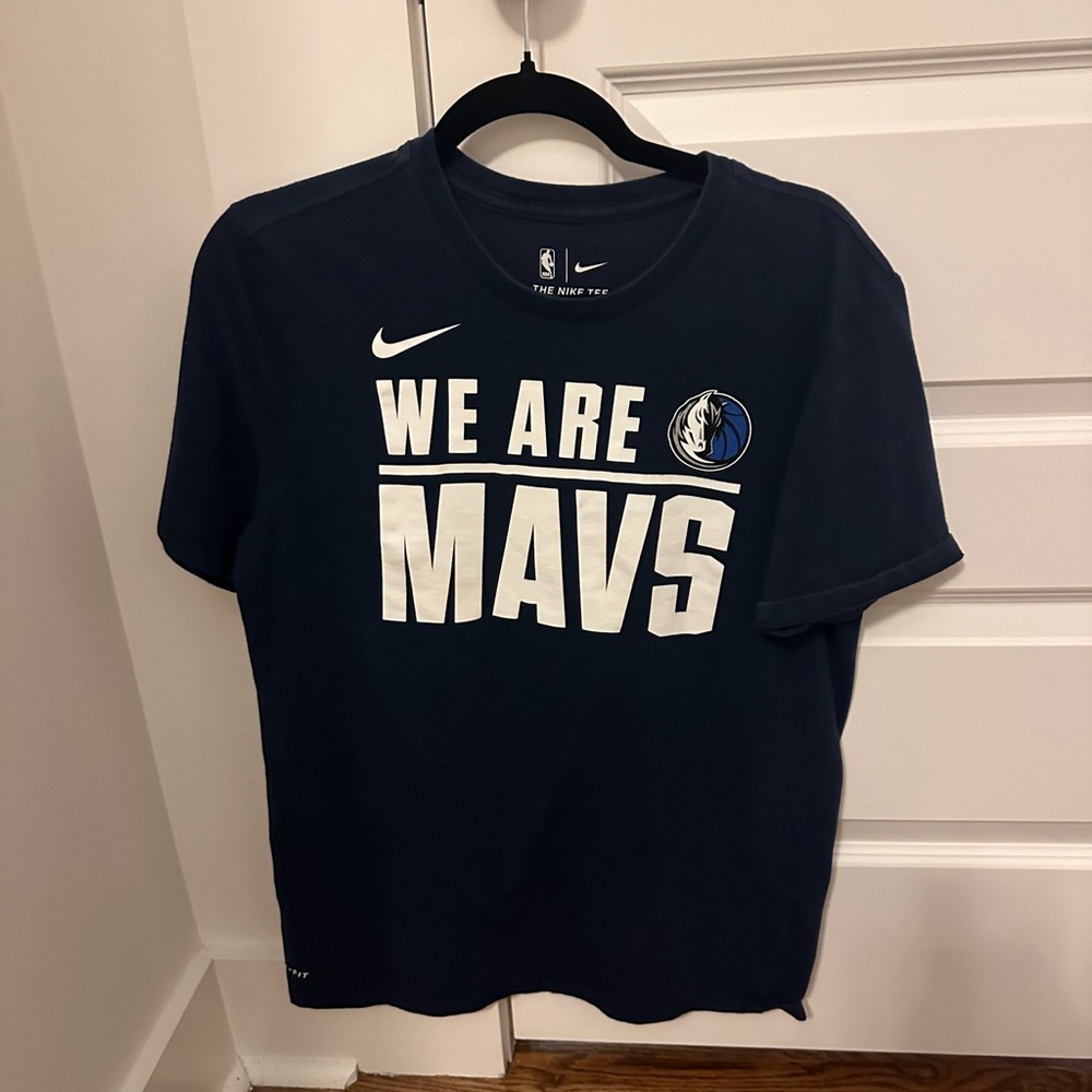 Nike Navy Blue "We Are Mavs" Short Sleeve Tee